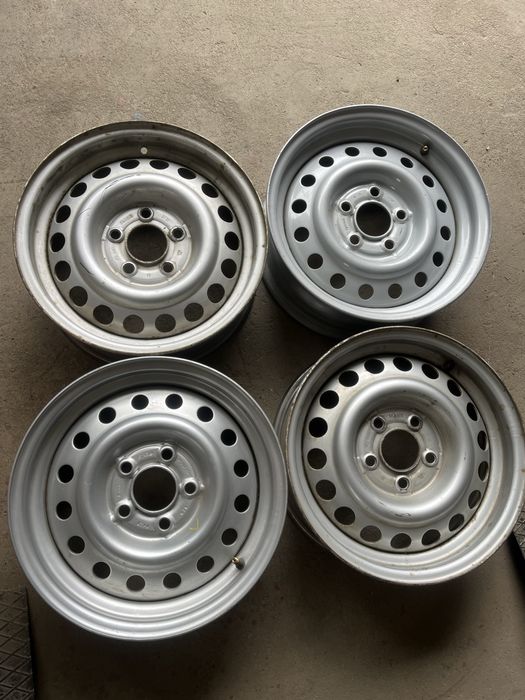 Komplet felg 5x112 przyczepa laweta et30 15”