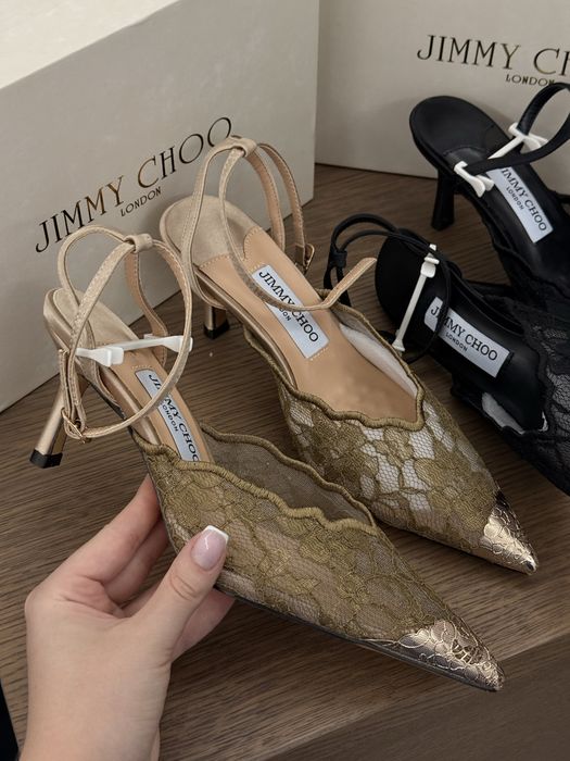 Лодочки Jimmy choo мереживні тренд 2026 року 36 розмір в наявнос — zdjęcie 3