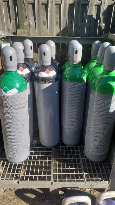 Butla 20l argon,mix argon/CO2,tlen,azot-pełne