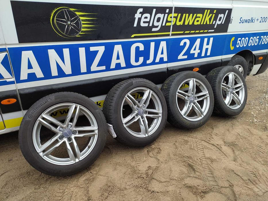 4x koła zimowe R17 5x112 Audi A3 A4 A6 Q3 Skoda Vw Touran Passat Golf Seat