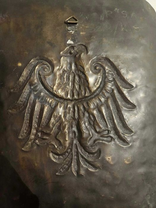 Orzeł Godło Polski Metaloplastyka PRL Ręczna robota