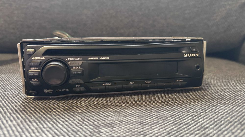 Sony Xplod CDX-GT28 – radio do auta, MP3/WMA, 45Wx4 | SPRAWNE
