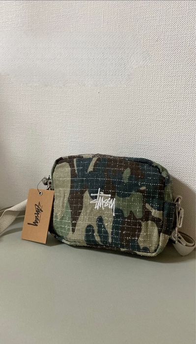Сумка Stussy Canvas camo месендже стусі сумка через плече стуси