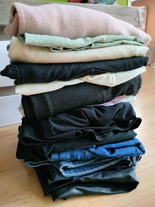 Ubrania damskie spodnie bluzki w rozmiarze L-XL