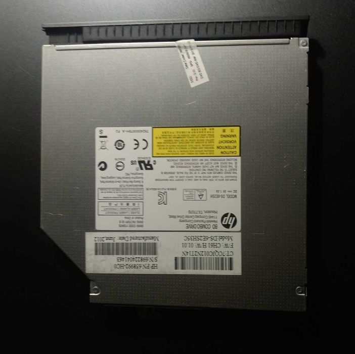 Napęd DVD do HP 8760W z oryginalnym frontem. 12.7mm pasuje do innych laptopów
