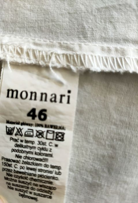 Sukienka r.46 biała Monnari