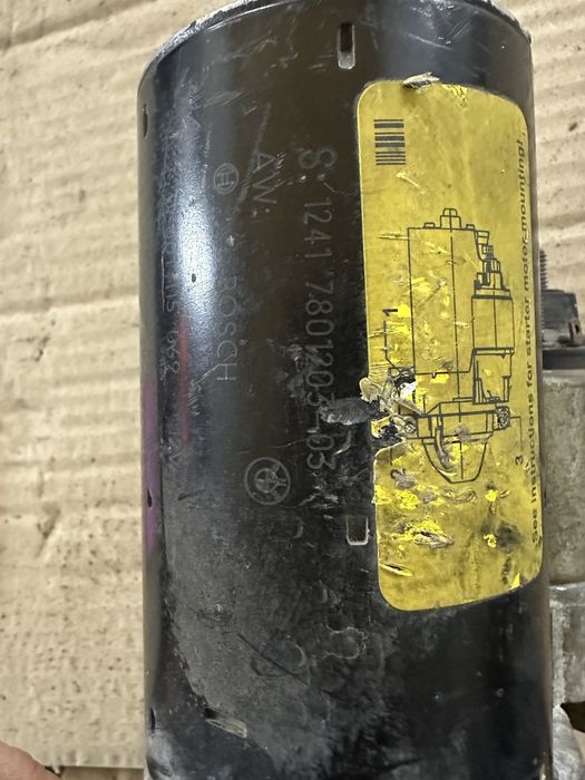 Стартер bmw 2.0D/3.0D n47,n57,7801203