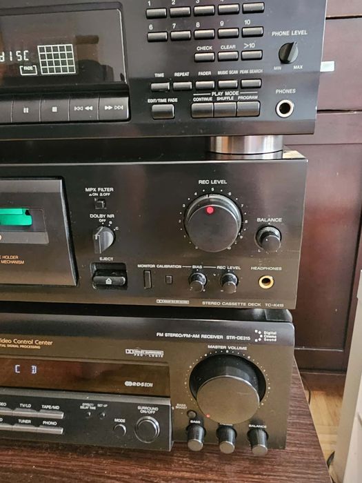 Zestaw SONY cd magnetofon i amplituner