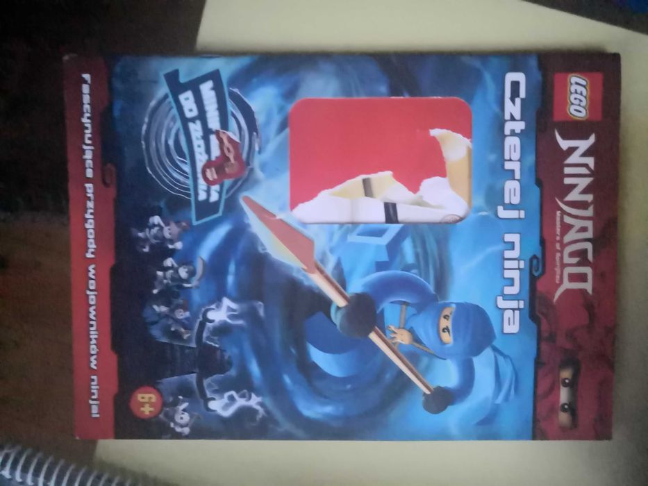 książki z serii Lego Ninjago 3 sztuki