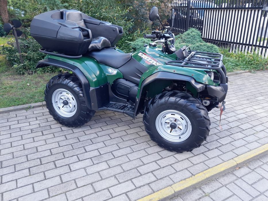 Yamaha grizzly 450 4x4 irs salon pl orginal rejestracja doposazony kodiak