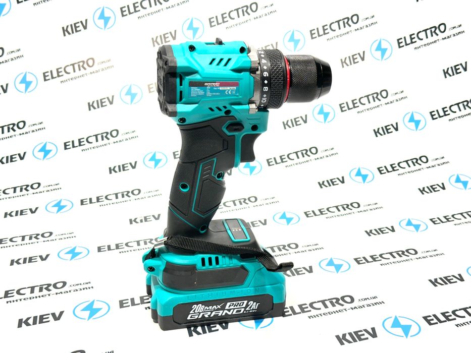 Безщеточный мощный шуруповерт Grand ДА-20/2 BL PRO ЧЕХИЯ АКЦИЯ