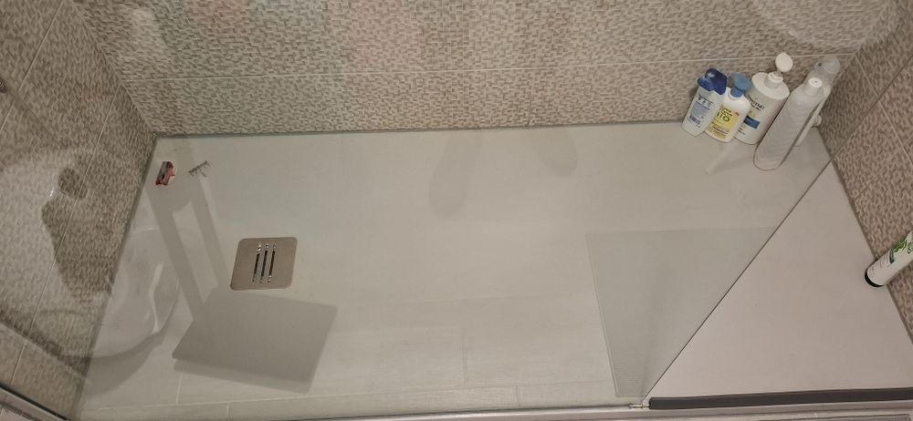 Base duche cinza 180x80