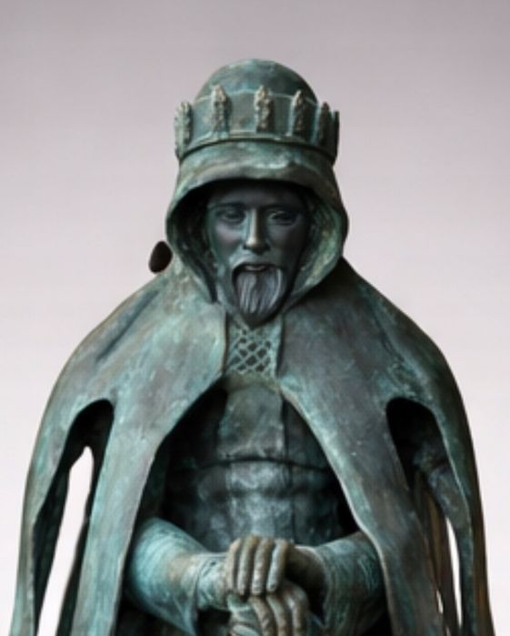 Posąg Króla Artura - Figura Z Brązu 180 Cm