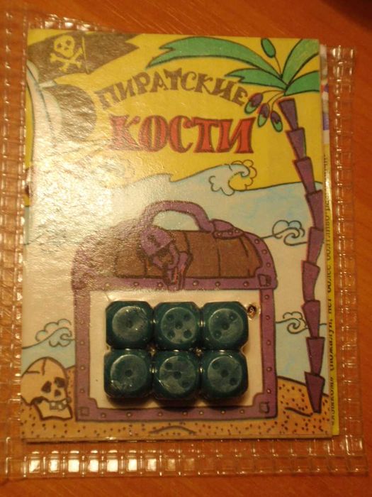 Игра  "Кости" кубики новые