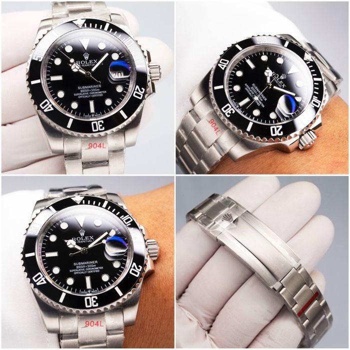 Часы механические ролекс submariner 41мм полный комплект ролекс