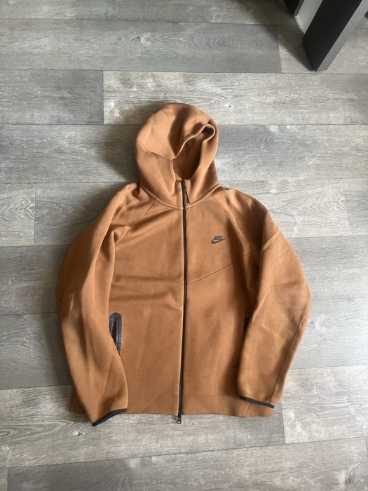 Nike Tech Fleece FZ Brown оригінал