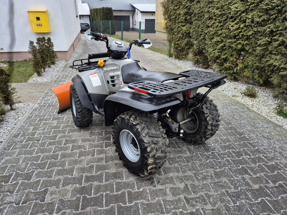 Quad Polaris Magnum 500 - 4x4 - pług  - wyciągarka
