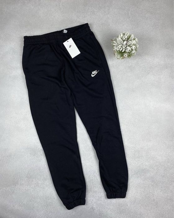 Спортивні штани найк на манжетах/чорні штани найк/спортивки чорні nike