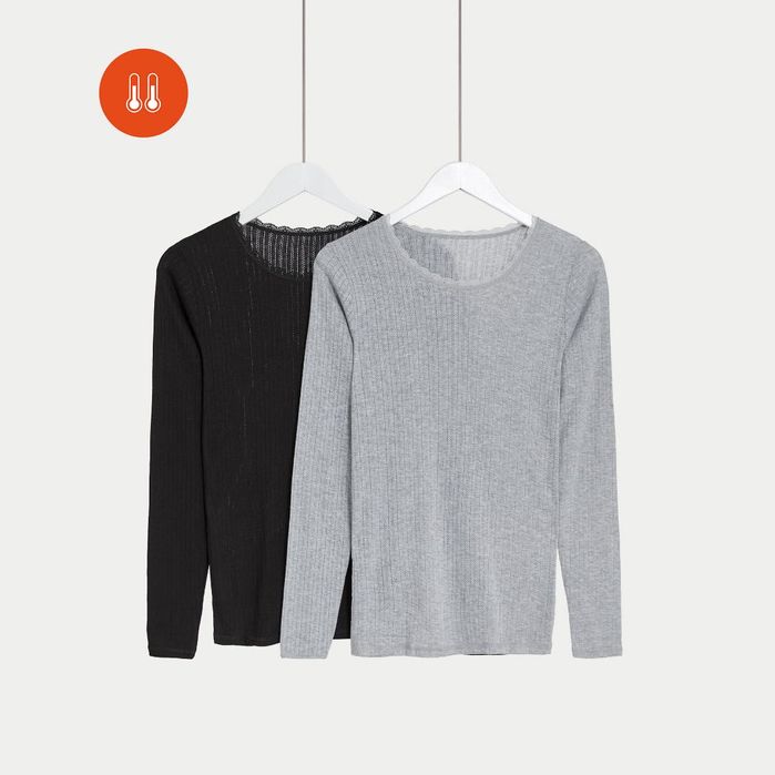 Жіноча термобілизна M&S ( лонгсліви, легінси) розміри s-xL