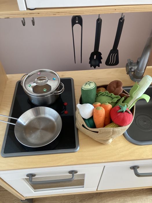 Kuchnia drewniana do zabawy DUKTIG IKEA + akcesoria GRATIS!!!