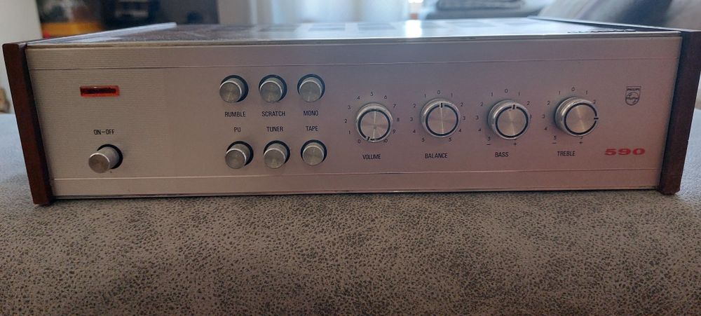 Amplificador Vintage Philips 22RH590 (Anos 70)