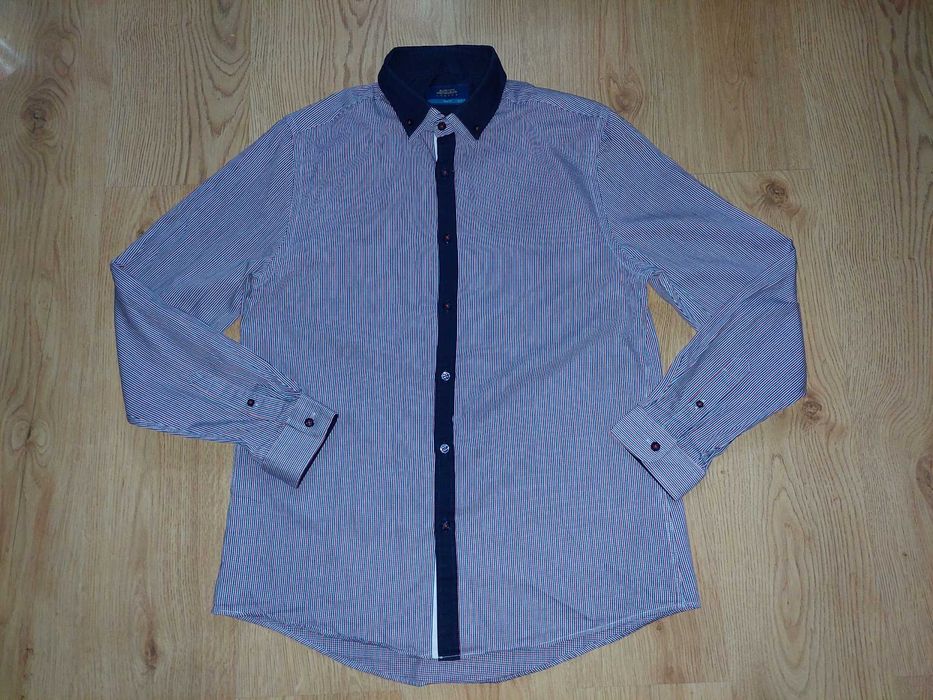 Koszula Burton Menswear London L slim fit krateczka wzór print