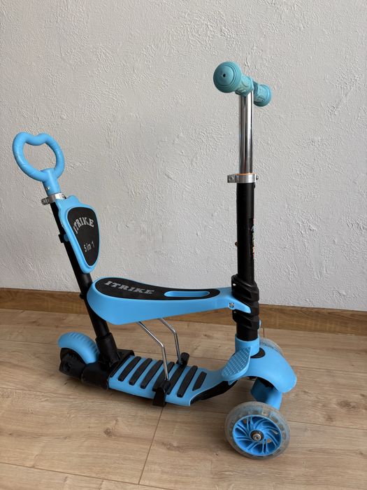 Триколісний дитячий самокат 5в1