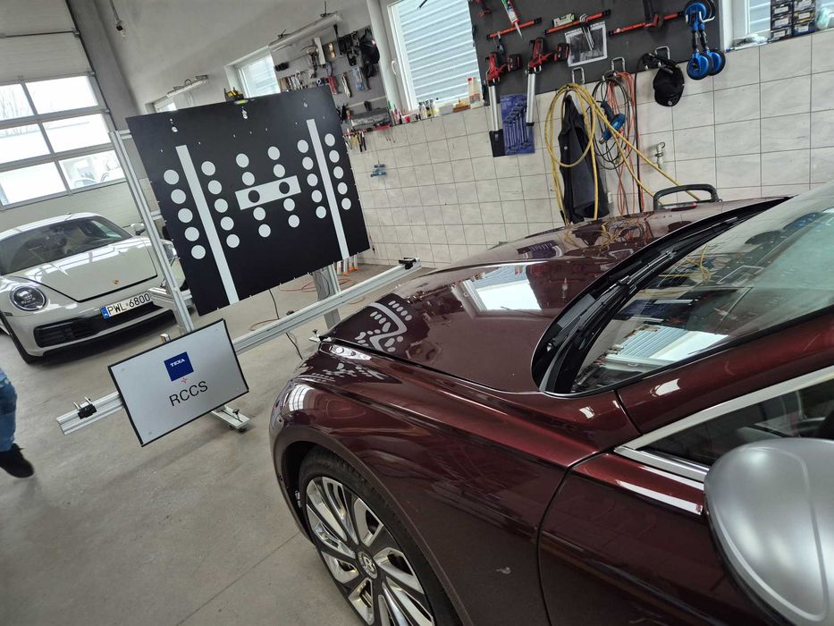 Kalibracja Radaru Asystenta Pasa ADAS ACC Kamery LiDAR