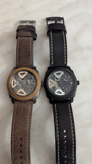 Часы Fossil automatic ME 1121, 1122, годинник США скелетон
