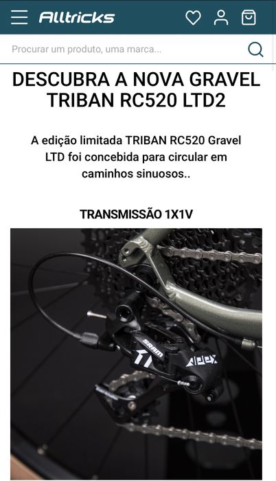 Triban 520 GRAVEL LMTD Edition 1x11 Apex