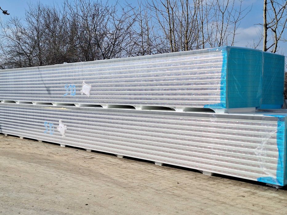 płyta warstwowa ścienna poliuretan 100mm RAL9010/9010 gat. 1 "od ręki"