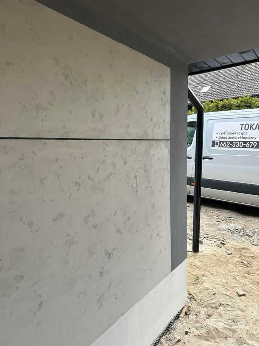 ELEWACJA Beton architektoniczny tynk zewnetrzny dekoracyjny rdza