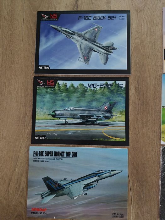 Modele kartonowe Angraf (35 zł sztuka)