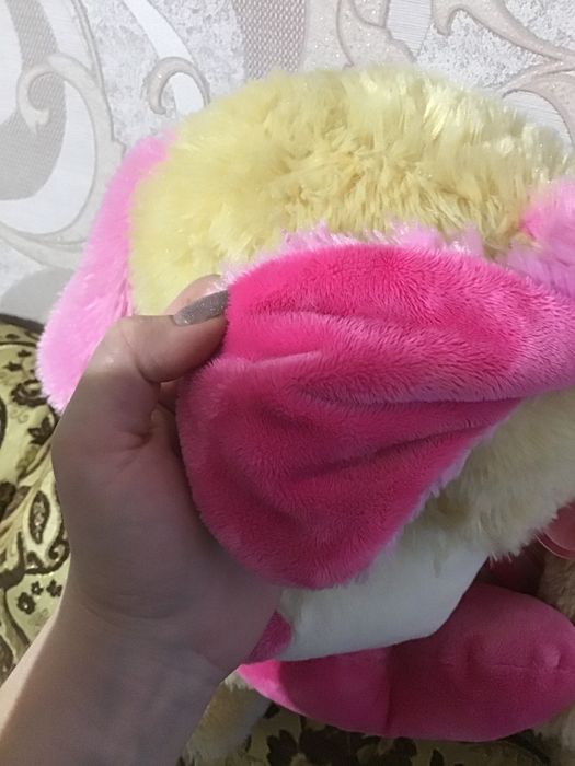 Мяка велика іграшка пес собака Papyrus i love you