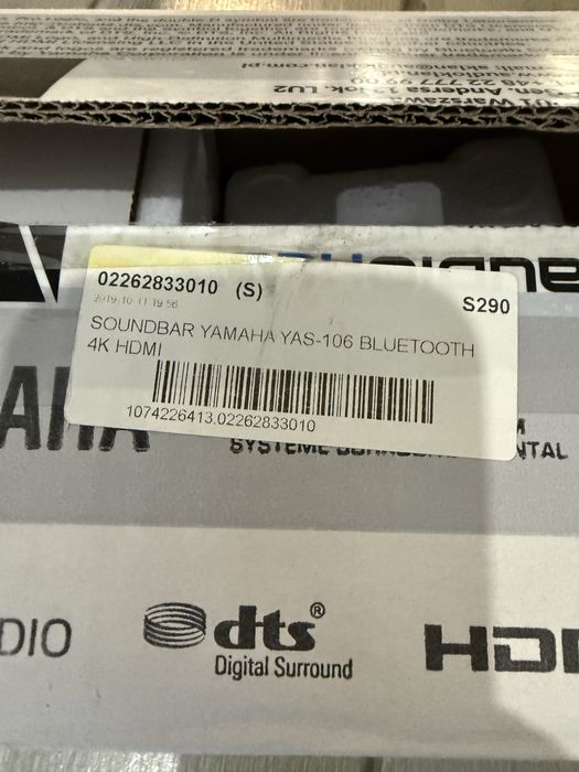 Soundbar Yamaha YAS-106