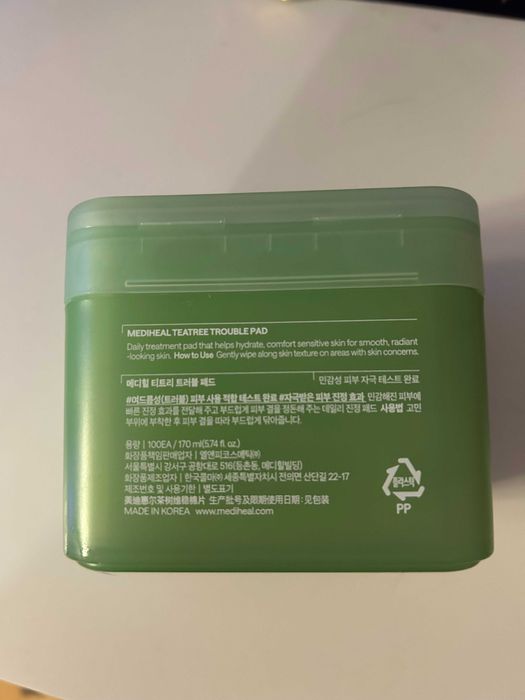 koreańskie płatki tonizujące Mediheal Tea Tree