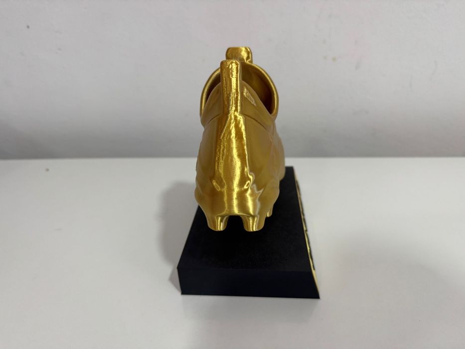 Troféu em forma de chuteira