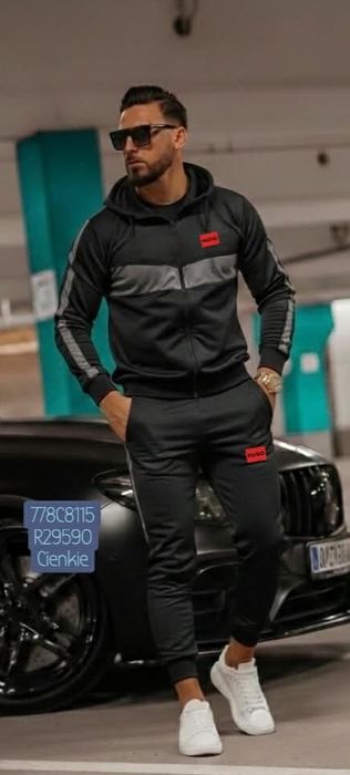 Dresy męskie Hugo Boss logo wyszywane wysylka pobraniowa lub olx