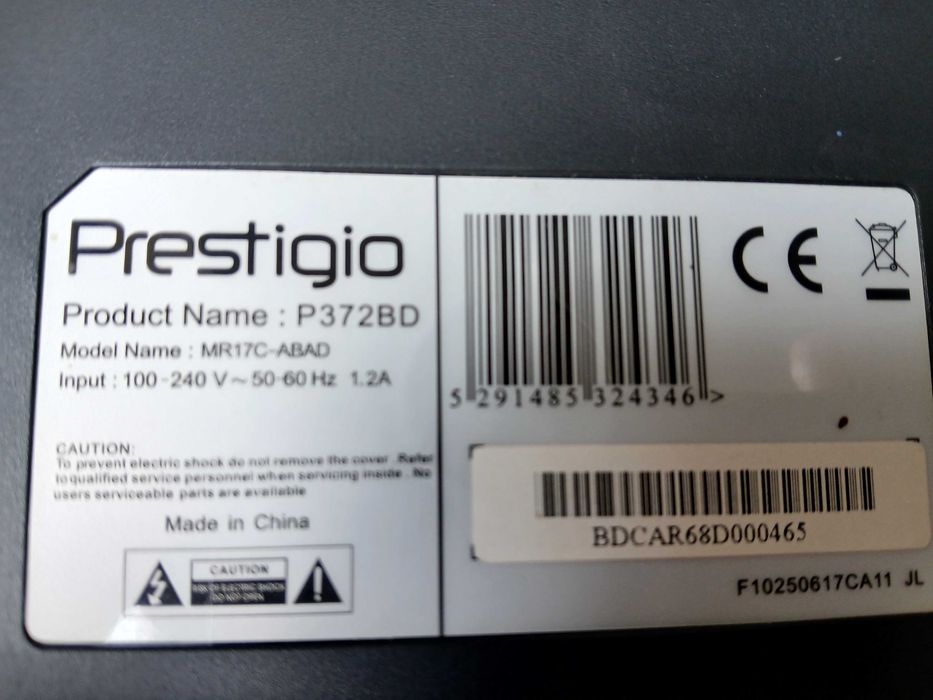 LCD monitor Prestigio P372BD 4:3