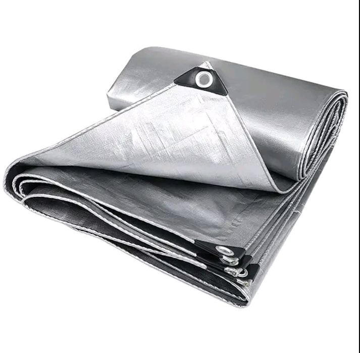 Тент, брезент Комуфляж (Хаки) Польша, усиленный край