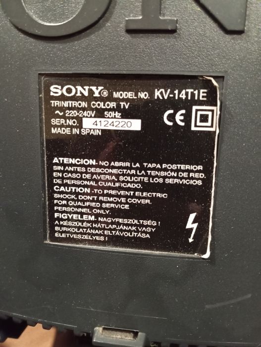 Televisão Sony KV-14T1E ( troca ou venda )