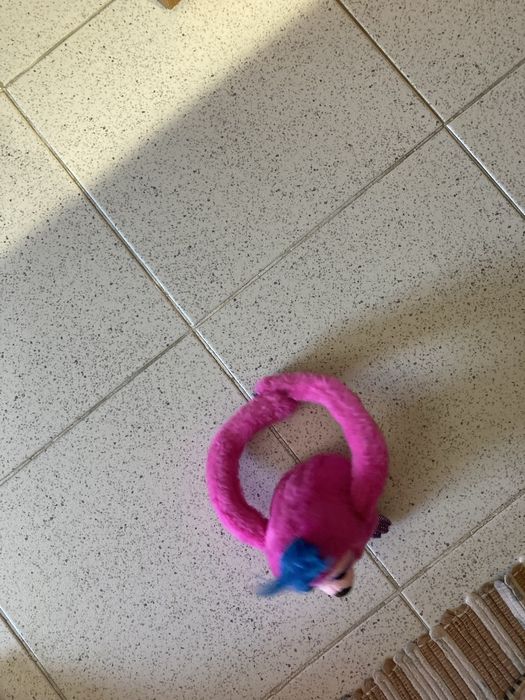 Animal em peluche rosa