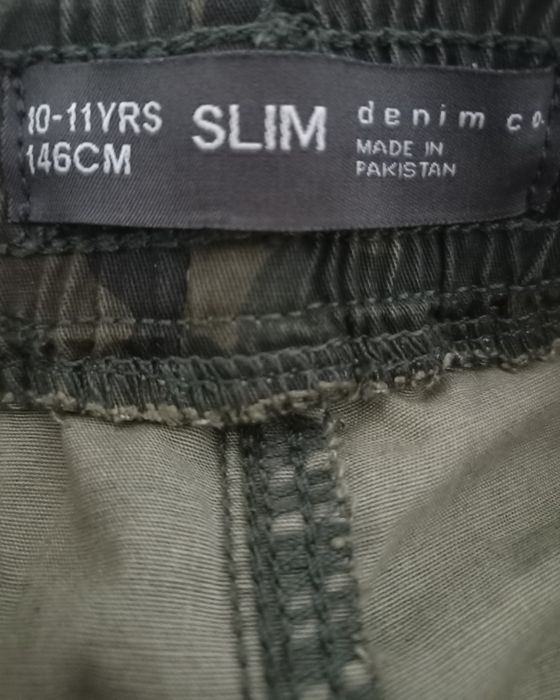 Calças de ganga estilo tropa da SLIM