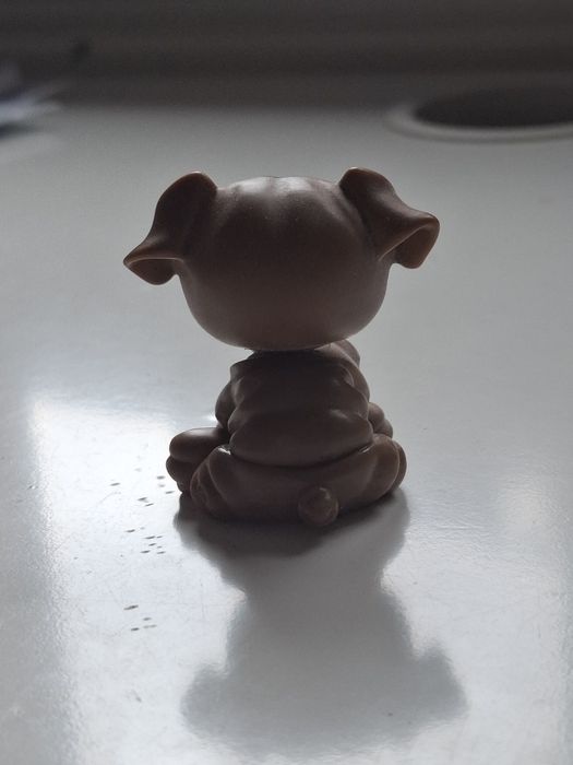 Figurine Littlest Petshop Chien Bulldog Numéro 881 - Occasion