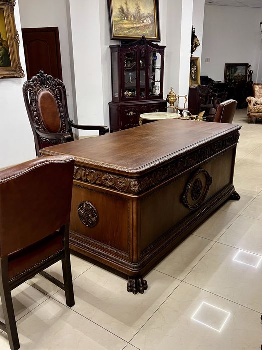 Кабінет Шафа  Письмовий Стіл Крісло Два Стільца1910 р.Німеччина