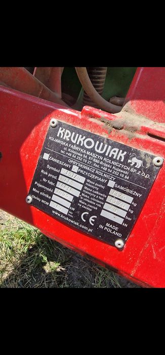 Krukowiak apollo 2000l rok produkcji 2015 belka 18 metrów