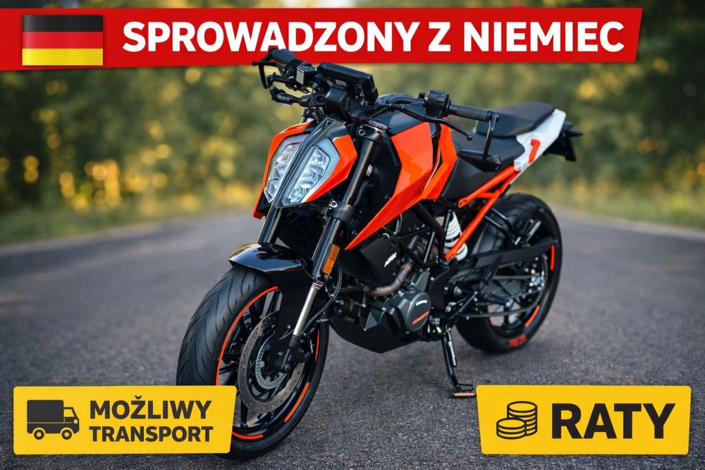 KTM Duke 125 ABS , 2020r. kat.A1/B PERFEKCYJNY Stan! RATY / TRANSPORT