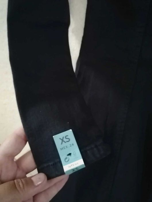 Vestido preto midi da Lefties, xs, novo com etiqueta