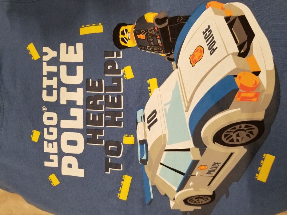 T-shirt bluzka koszulka lego policja converse 110/116