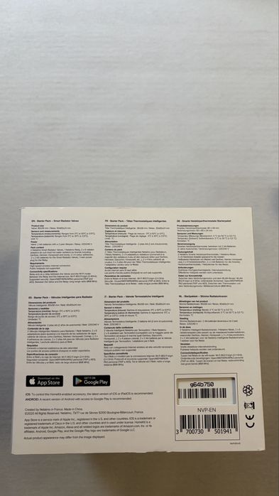 Zestaw glowic termostatycznych Netatmo Smart Radiator Valves